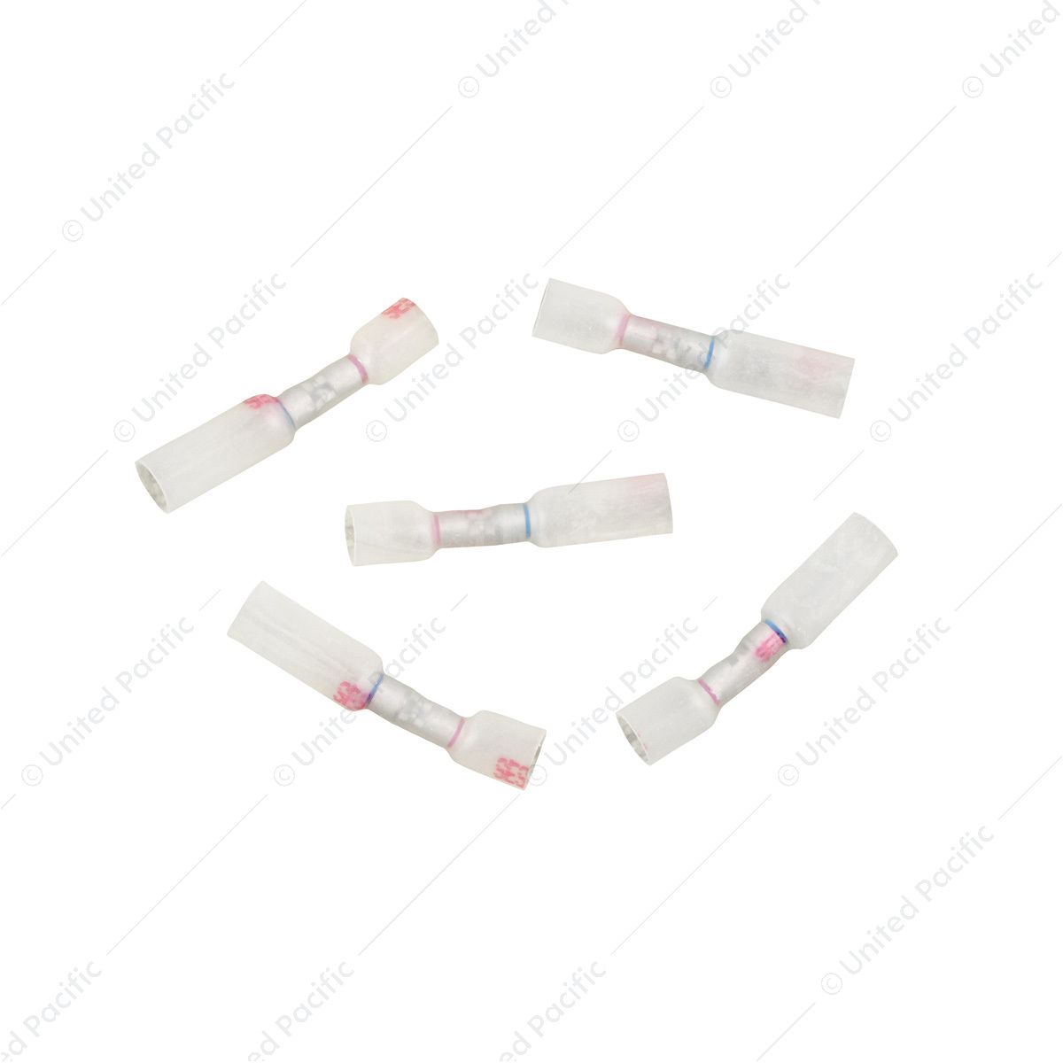 20-18 to 16-14 AWG CS Multi-Wire Heat Shrink Connector - Clear w/ Red Dash (5-Pack)