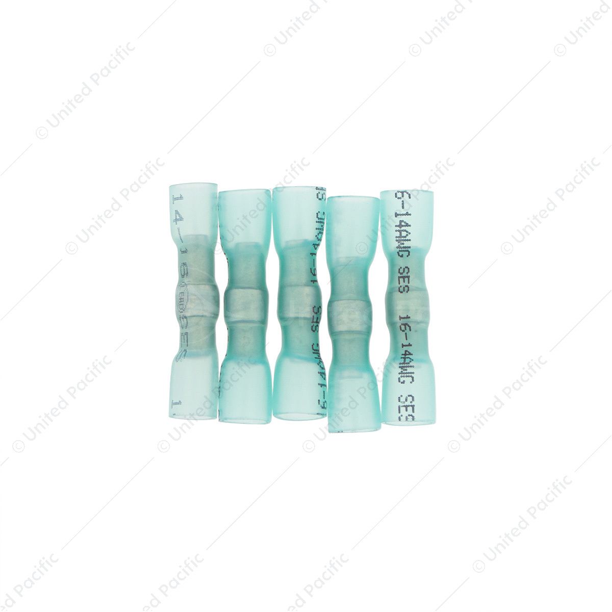 16-14 AWG CSS Heat Shrink Butt Connector - Blue (5-Pack)
