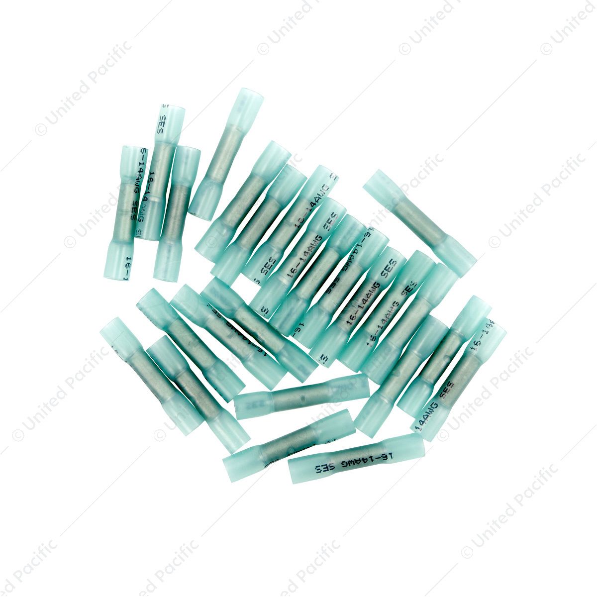 16-14 AWG CS Heat Shrink Butt Connector - Blue (25-Pack)