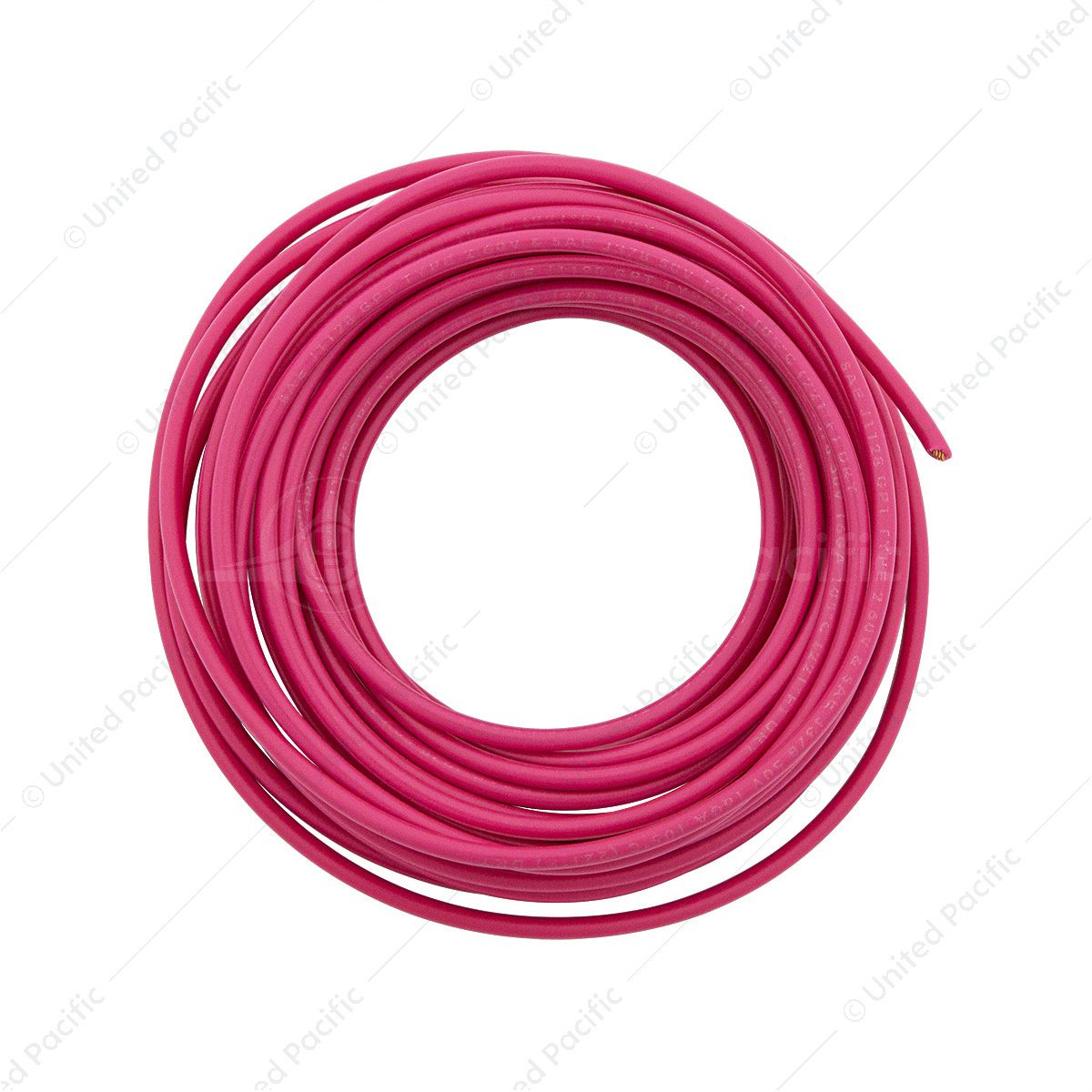 Primary Wire - Rated 105°C 16 AWG, Pink 20 Ft.