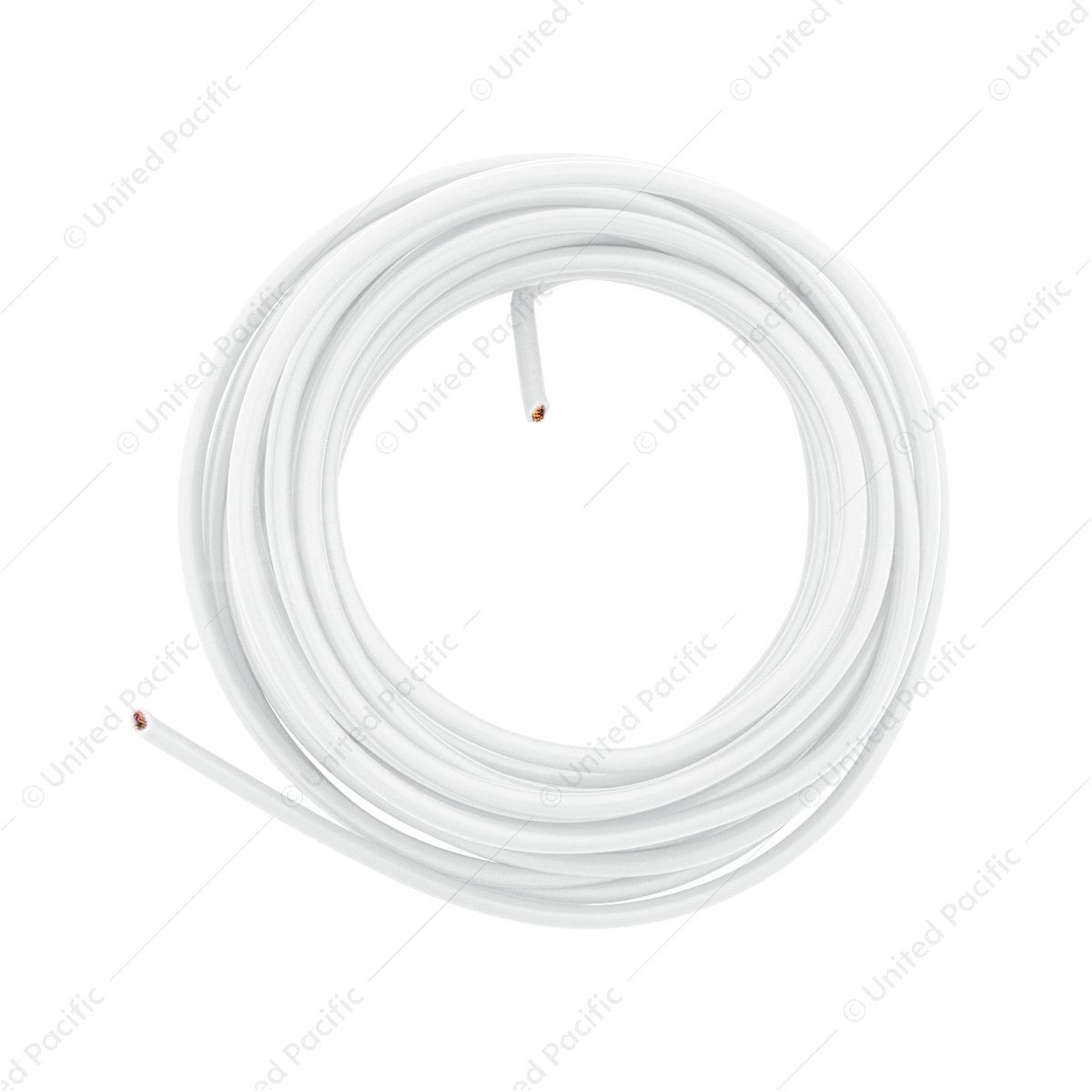 Primary Wire - Rated 80°C 14 AWG, White 15 Ft.