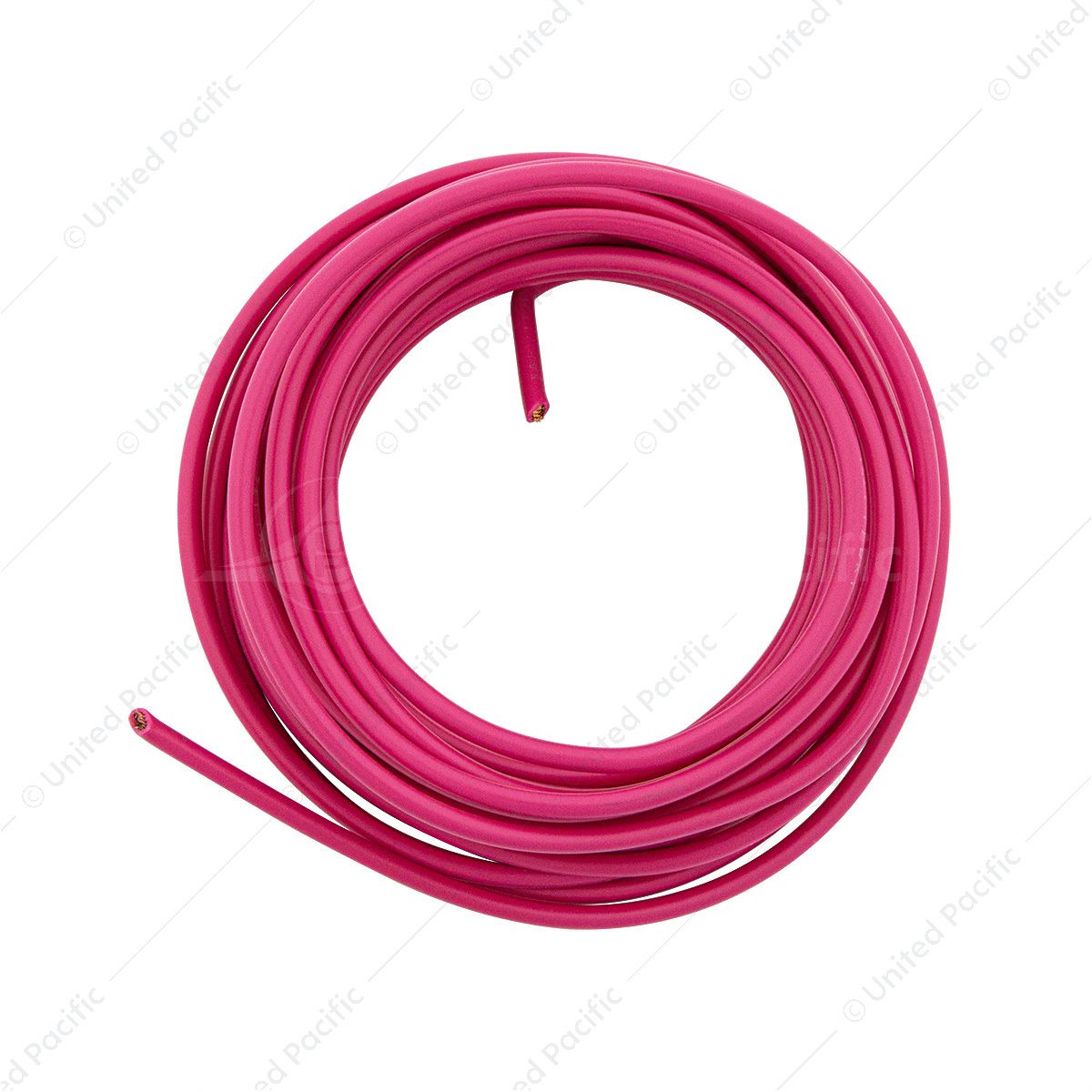 Primary Wire - Rated 105°C 14 AWG, Pink 15 Ft.