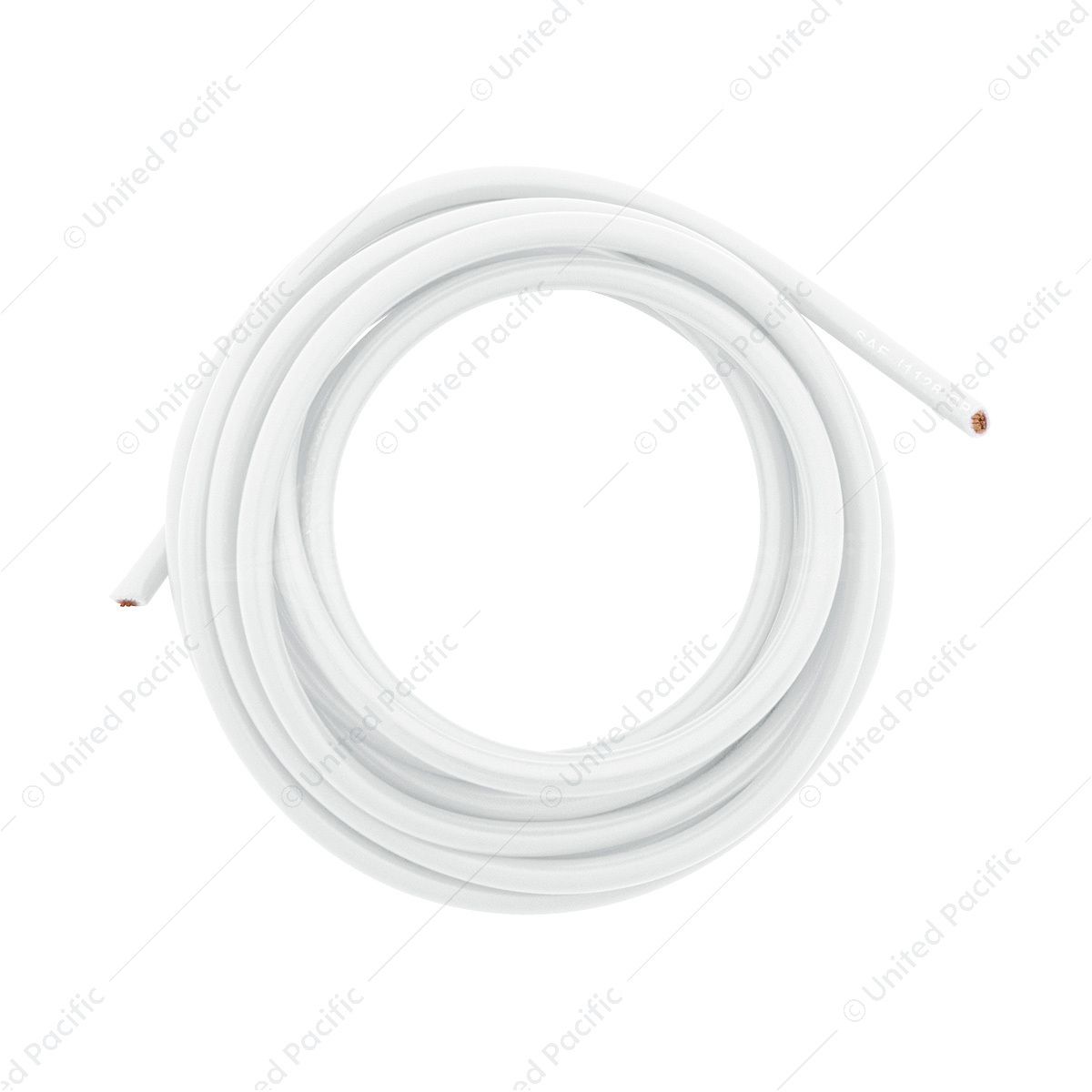 Primary Wire - Rated 80°C 10 AWG, White 8 Ft.