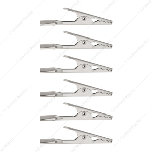 2" 10 Amp Alligator Test Clip, 6 Pcs.