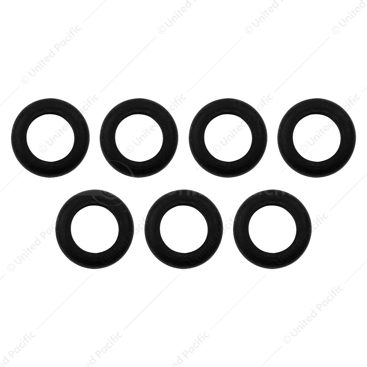 5/8" Mounting Hole Black Vinyl Grommet (7-Pack)