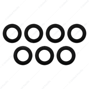 5/8" Mounting Hole Black Vinyl Grommet (7-Pack)