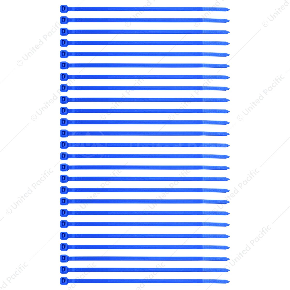 5.5" Blue Nylon Cable Zip Ties 40 Lbs (25-Pack)