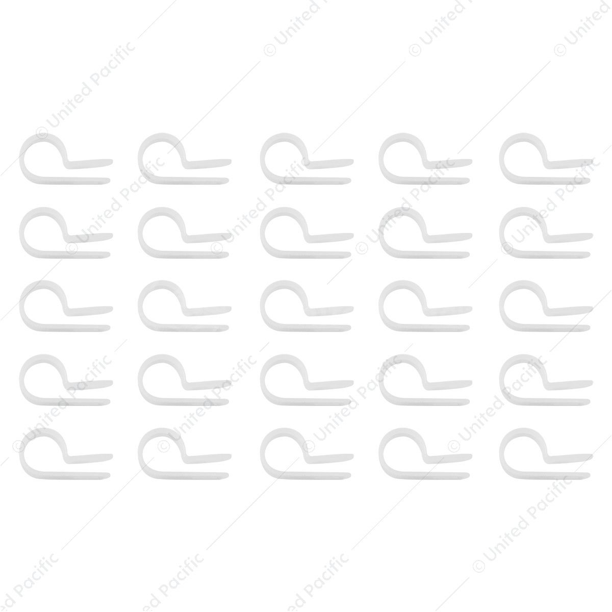 5/16" I.D. Natural Nylon Cable Clamps (25-Pack)