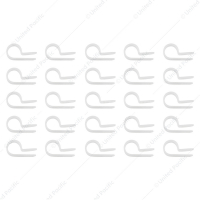 5/16" I.D. Natural Nylon Cable Clamps (25-Pack)