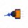 Blue Illum Duckbill 20 Amp 12V S.P.S.T. On/Off 1 Pc.