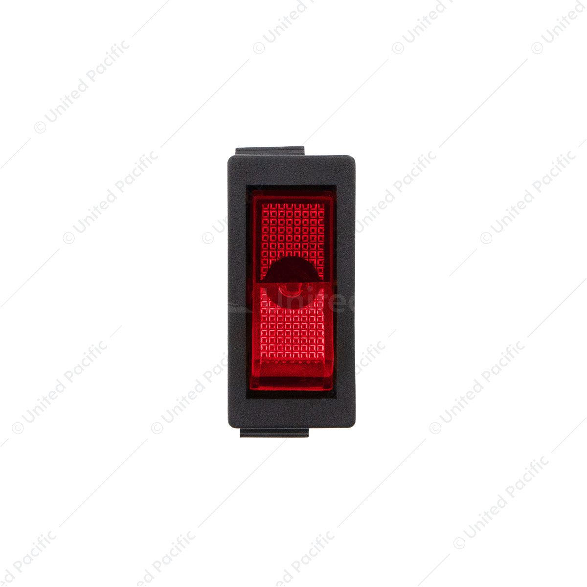 Red Illum Rocker 20 Amp 12V S.P.S.T. On/Off 1 Pc.