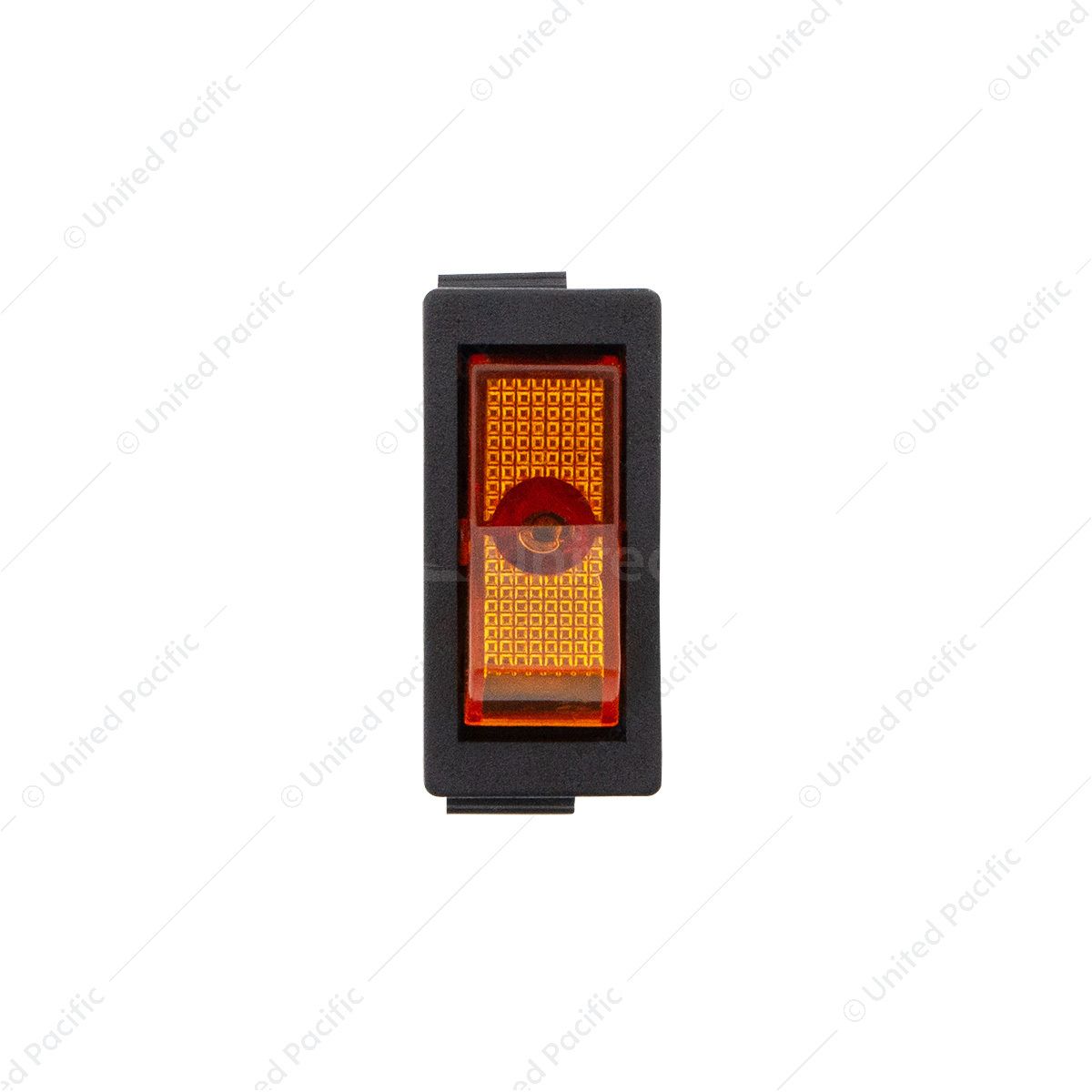 Amber Illum Rocker 20 Amp 12V S.P.S.T. On/Off 1 Pc.