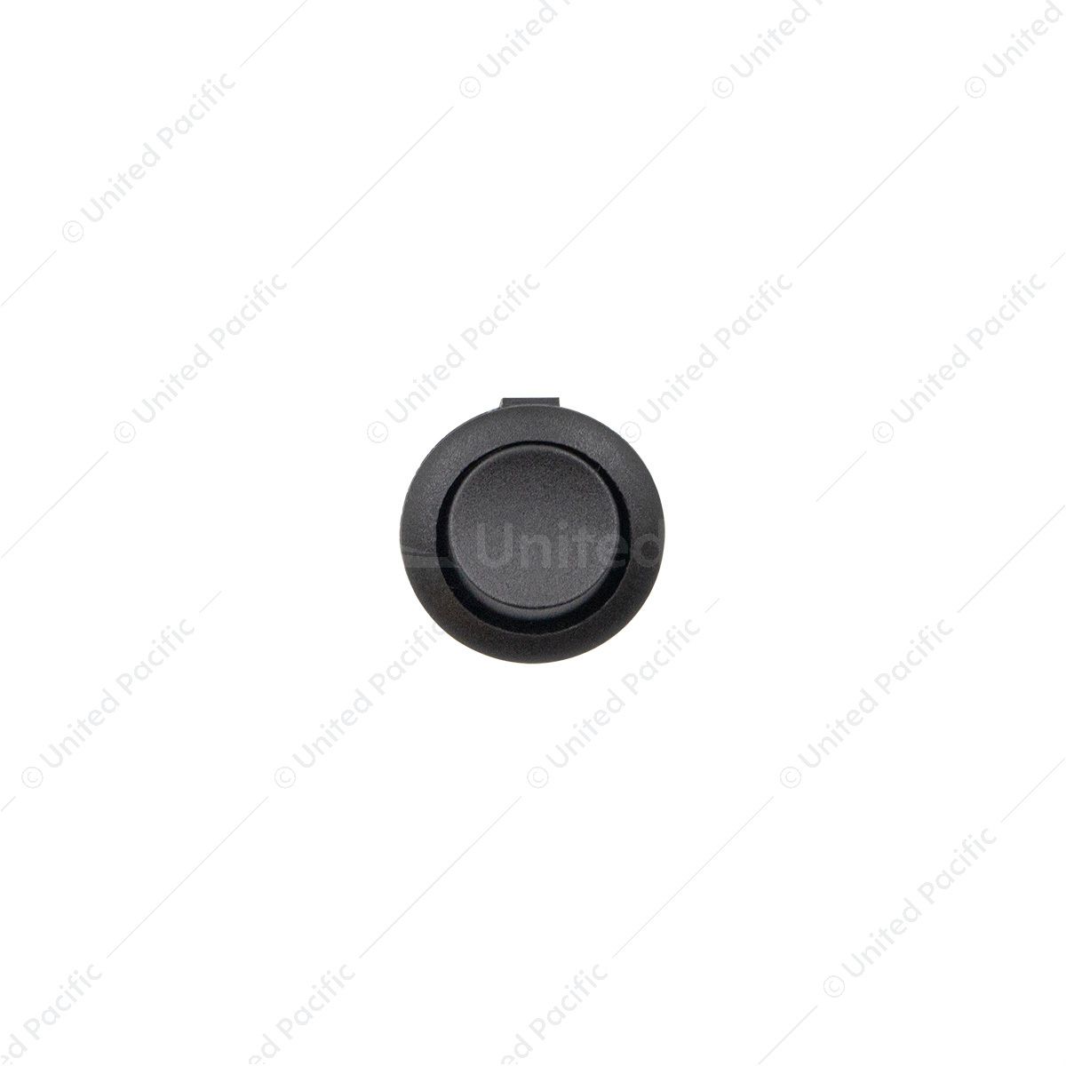 Black Non-Illum Round Rocker 10 Amp 12V On/Off 1/2" Dia. 1 Pc.