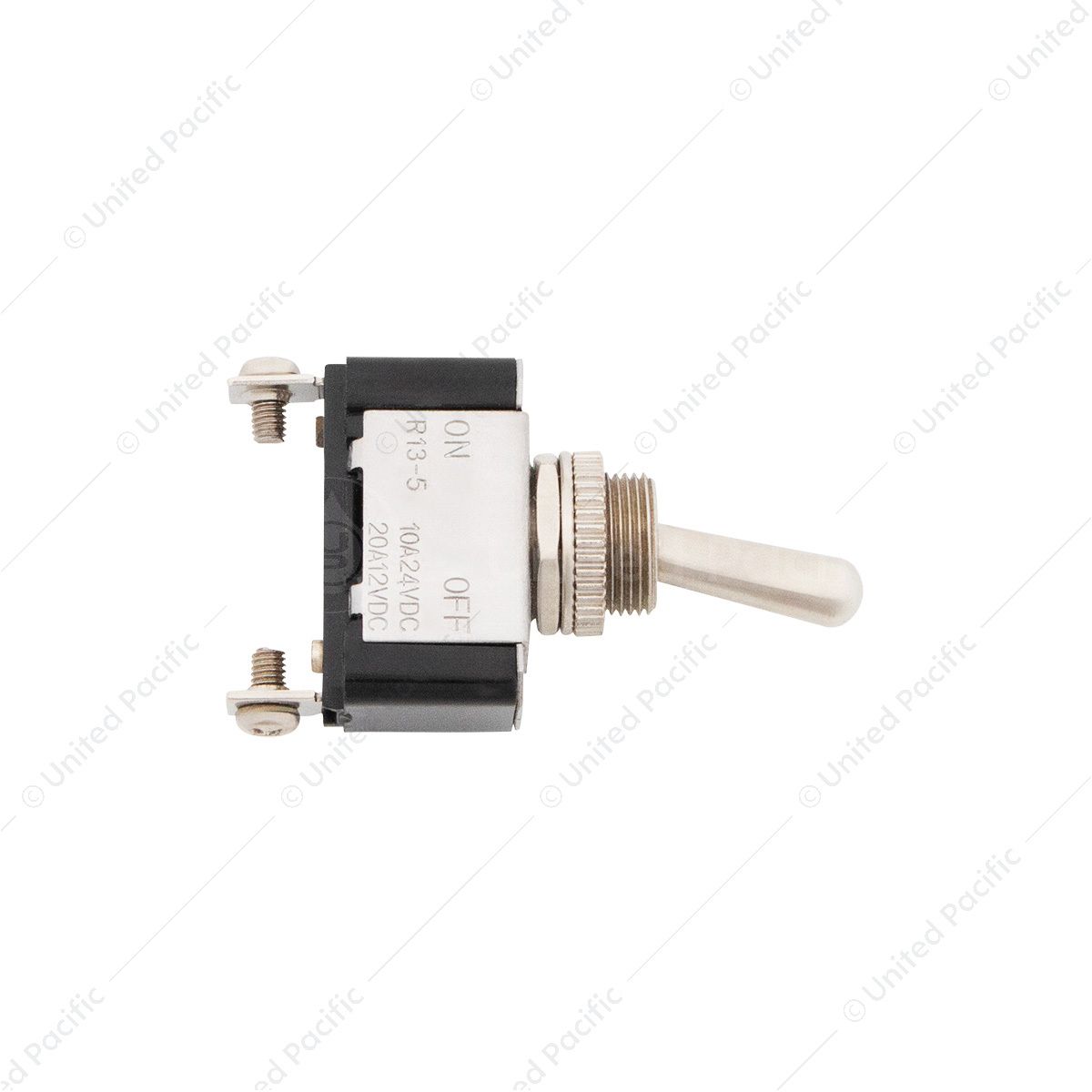 Heavy Duty Toggle w/ 2 Screw Terminals 25 Amp 12V S.P.S.T On/Off 1 Pc.