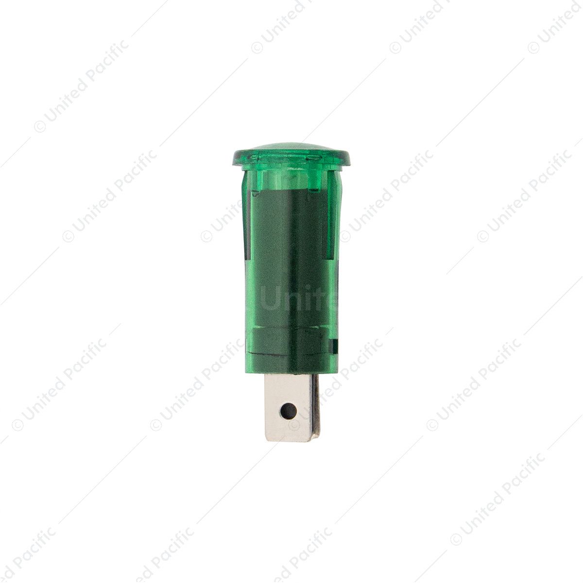 Green Warning Light 16 Amp 12V w/2 Lucar Terminals, 1 Pc.