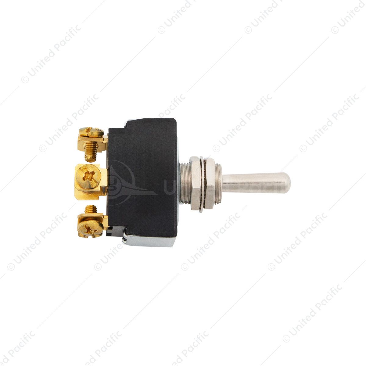 Heavy Duty Toggle w/ 6 Screw Terminals 30 Amp 12V D.P.S.T Mom.On/Off/Mom.On 1 Pc.