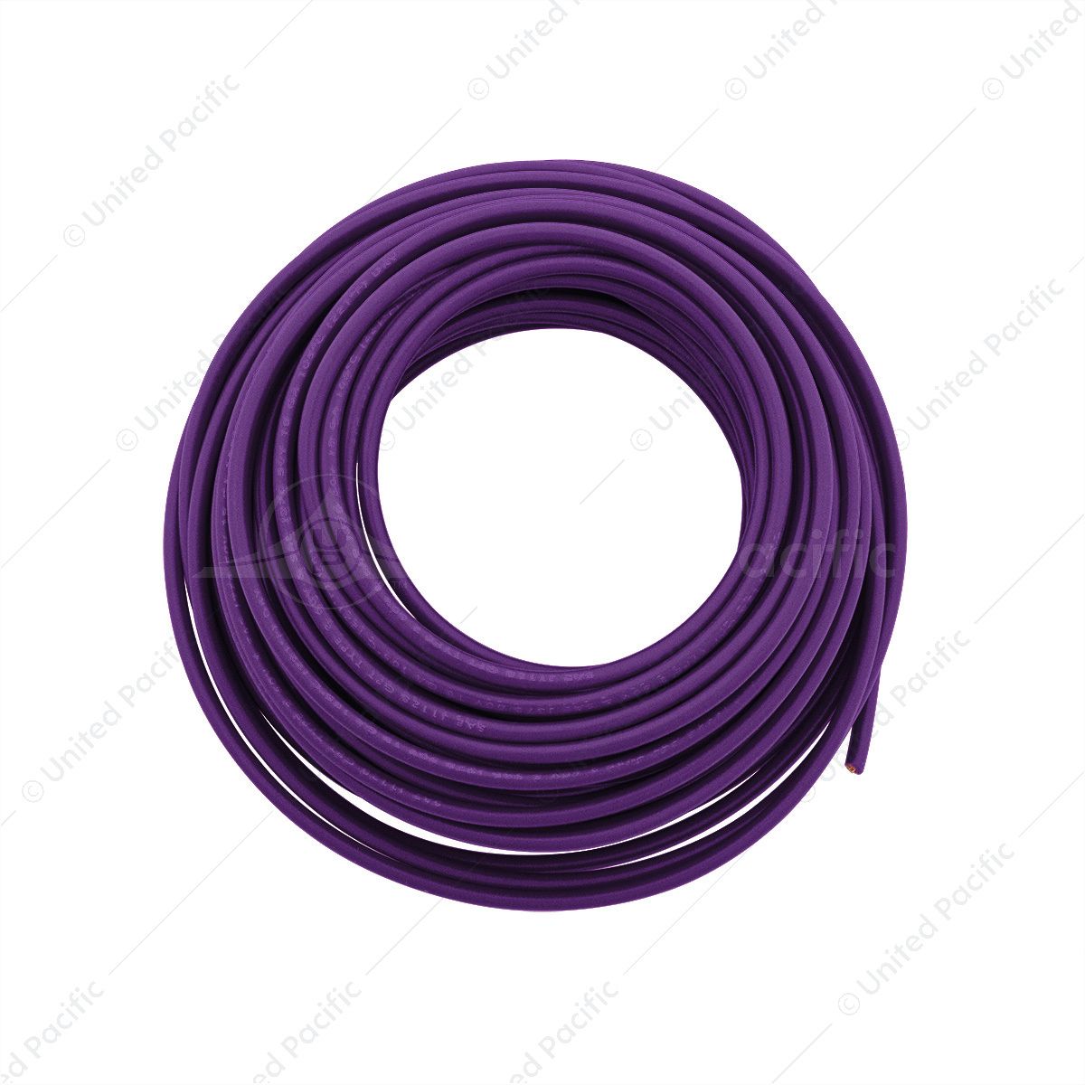 Primary Wire - Rated 105°C 18 AWG, Purple 30 Ft.