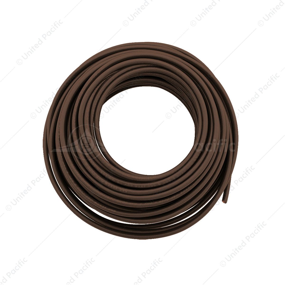 Primary Wire - Rated 80°C 18 AWG, Brown 30 Ft.