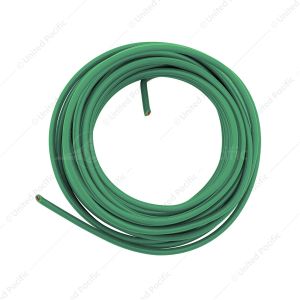Primary Wire - Rated 80°C 14 AWG, Green 15 Ft.