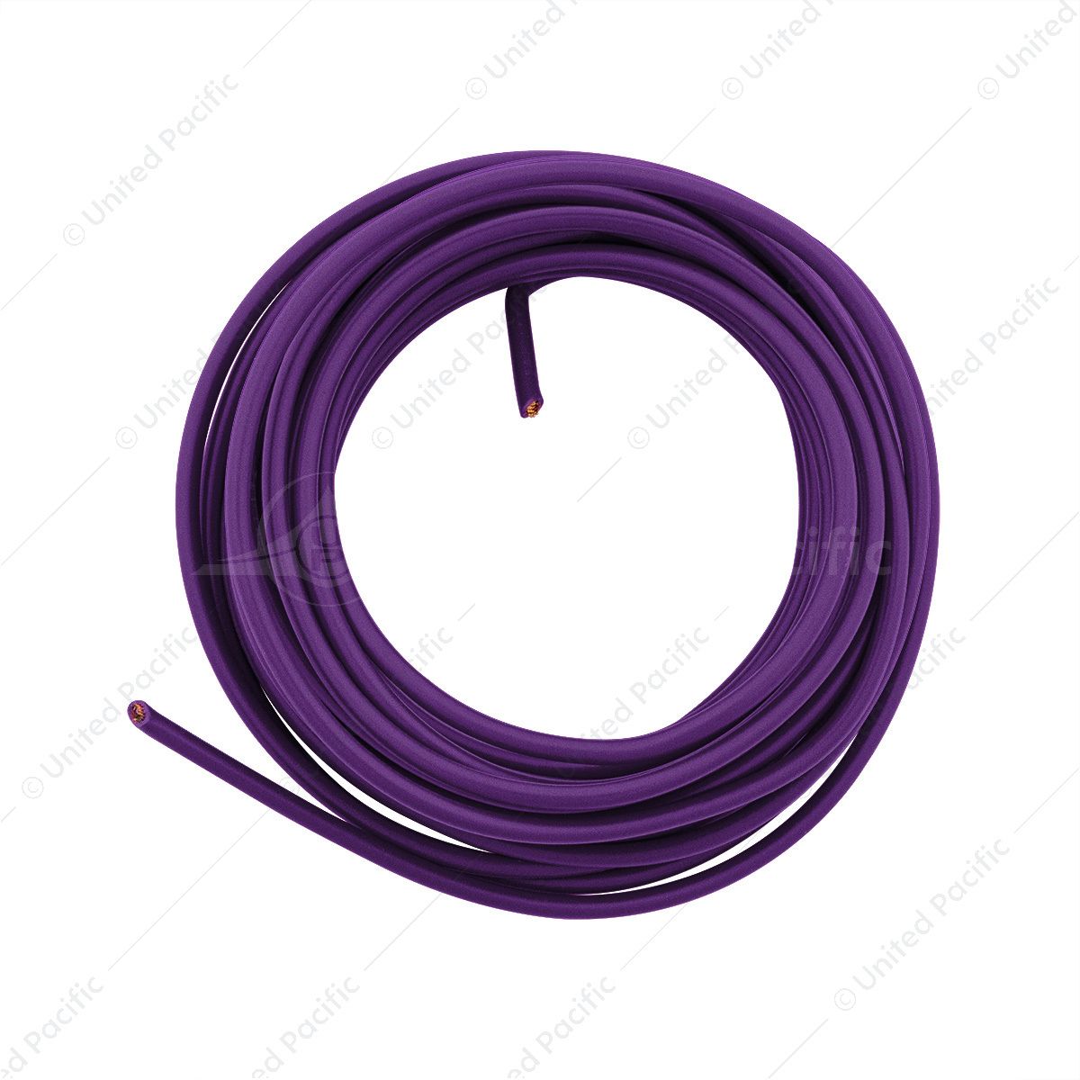 Primary Wire - Rated 105°C 14 AWG, Purple 15 Ft.