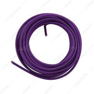 Primary Wire - Rated 105°C 14 AWG, Purple 15 Ft.