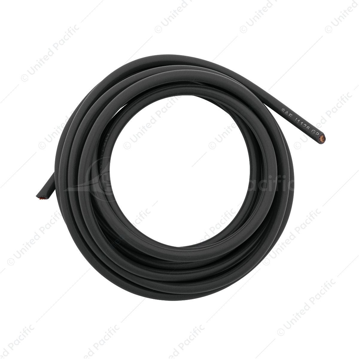 Primary Wire - Rated 80°C 10 AWG, Black 8 Ft.