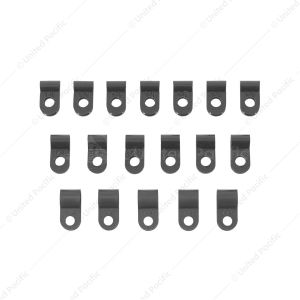 1/8, 3/16, 1/4 Nylon Clamp Assortment Black (18-Pack)