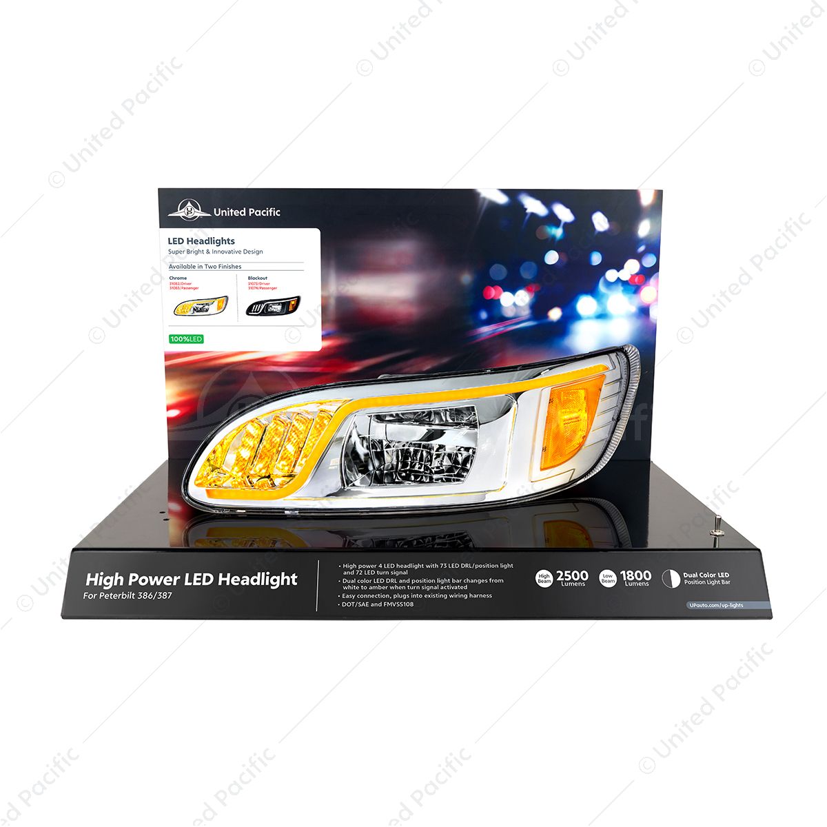 United Pacific Peterbilt 386/387 Modular Headlight Display - 31082