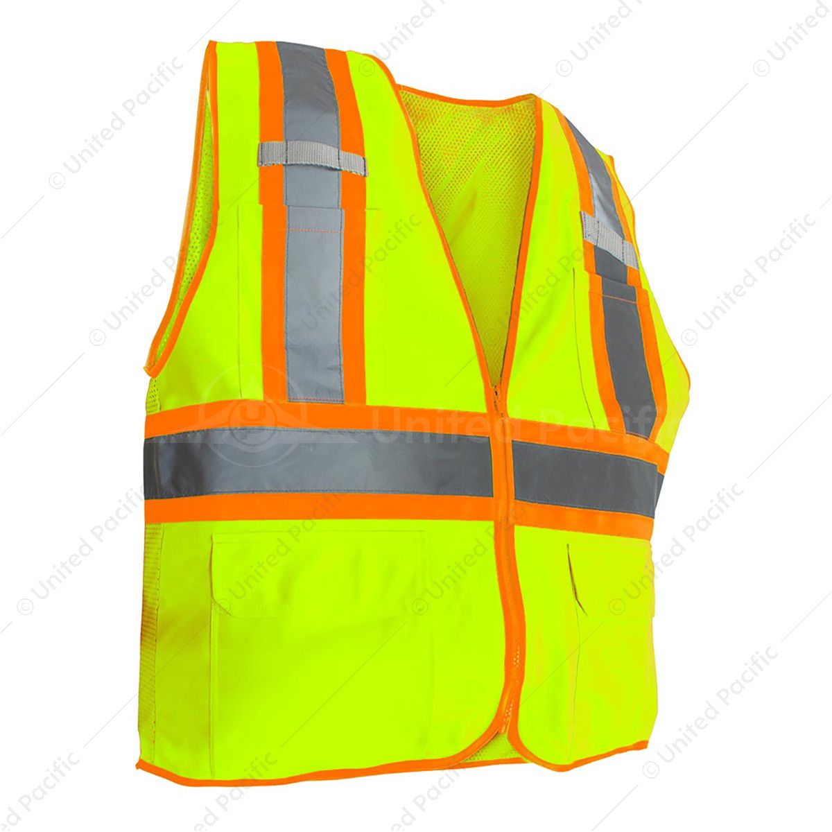 RigGear High Visibility Reflective Yellow Safety Vest-X Large