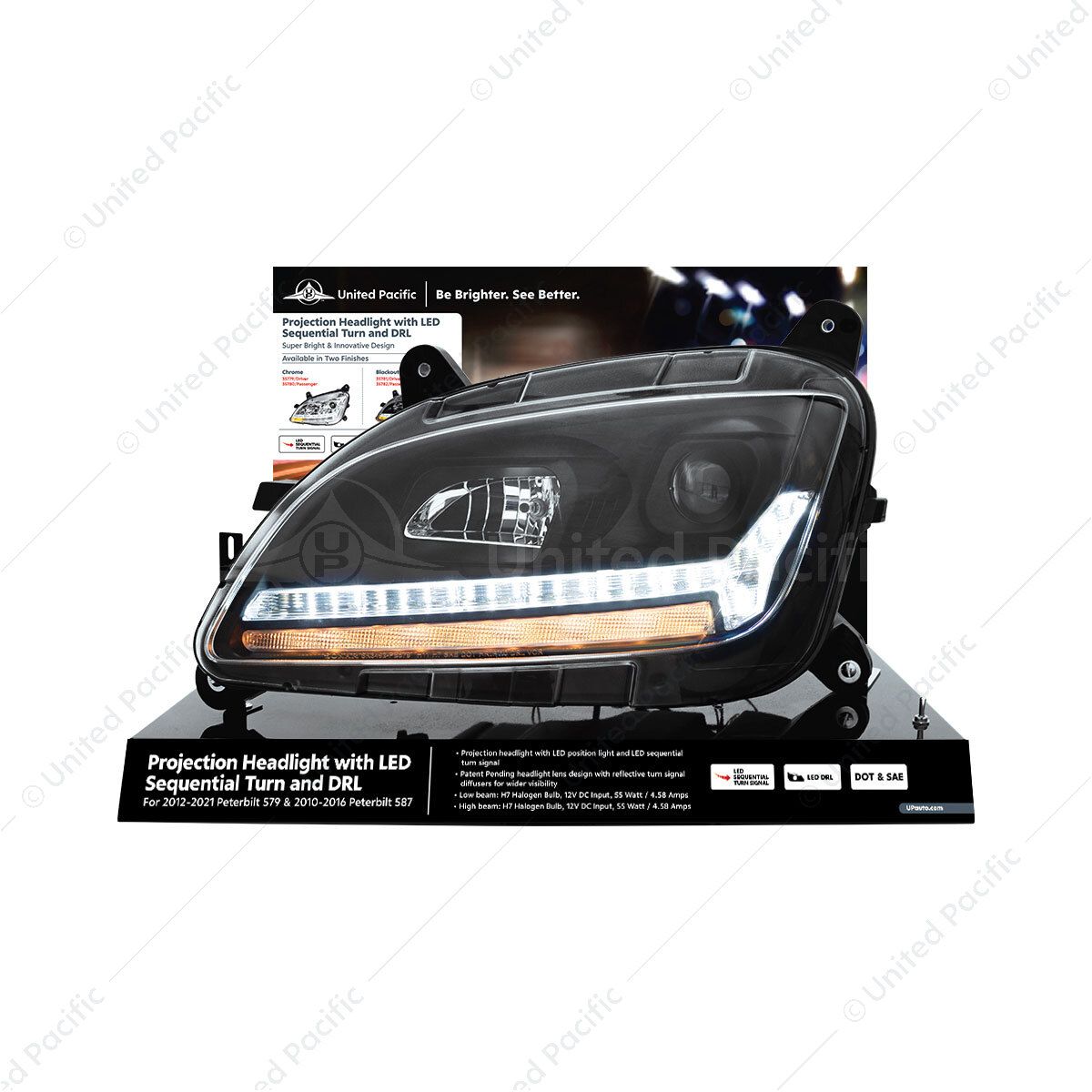United Pacific Peterbilt 579 Modular Headlight Display-35781