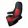 Riggear Napa Faux Leather Seat Cover Set For 2008-2025 Freightliner Cascadia-Red