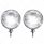 7" Chrome Dietz Style Headlight With 12 Volt 6014 Sealed Beam Bulb