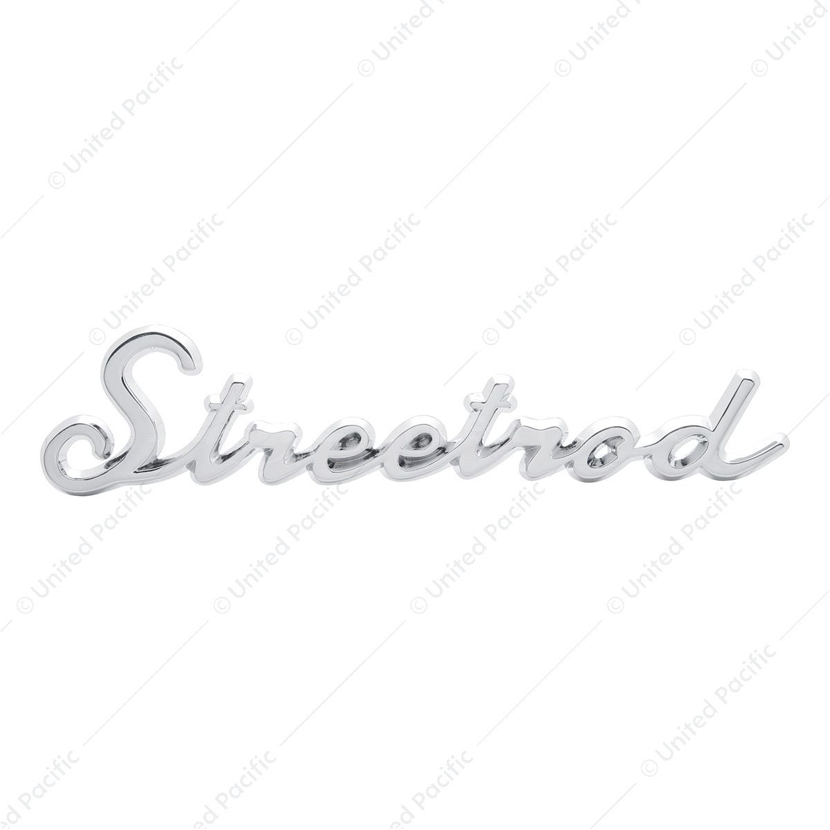 Chrome "Streetrod" Script Emblem With Stud