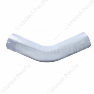 Aluminized 45 Degree Exhaust Expanded Elbow, 6" I.D. To 6" O.D. - 15" X 15"