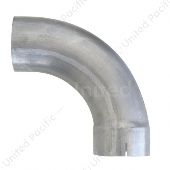 Aluminized 90 Degree Exhaust Expanded Elbow, 5" I.D. To 5" O.D. - 12" X 12"