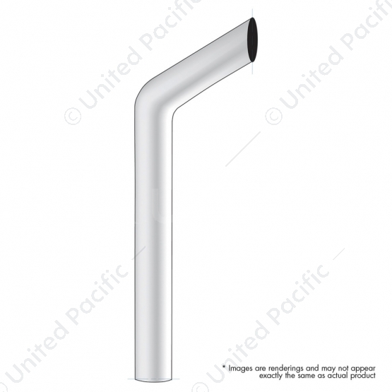 6" Bull Plain Bottom Exhaust - 108" L