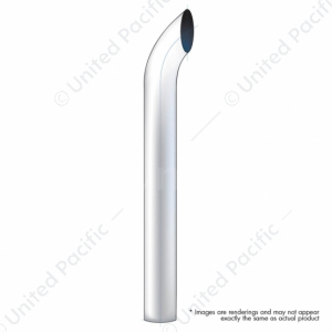 7" Curved Plain Bottom Exhaust