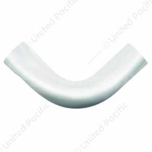 Chrome 90 Degree Exhaust Inside To Outside Diameter Expansion Elbow