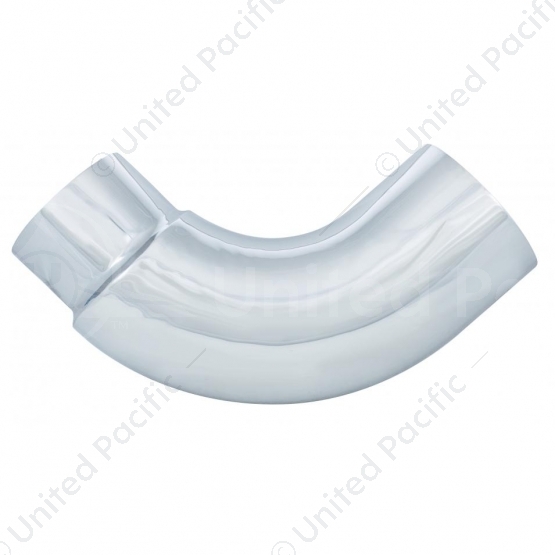 Chrome 90 Degree Exhaust Elbow, Reduce 7" O.D. To 5" O.D. - 16" X 16"