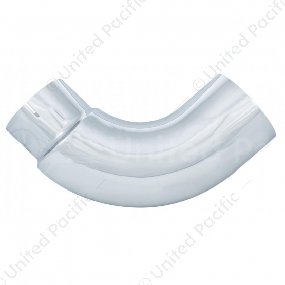 Chrome 90 Degree Exhaust Elbow, Reduce 7" O.D. To 5" O.D. - 24" X 24"