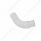 Chrome 68 Degree Angled Exhaust Elbow For Peterbilt 359 - Reduce 6" OD To 5" OD