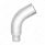 Chrome 58 Degree Angled Exhaust Elbow For Peterbilt 379 - 7" OD To 5" OD