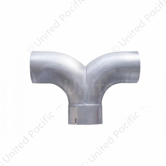 Universal Aluminized 5" Y Pipe - 16" W X 11" L