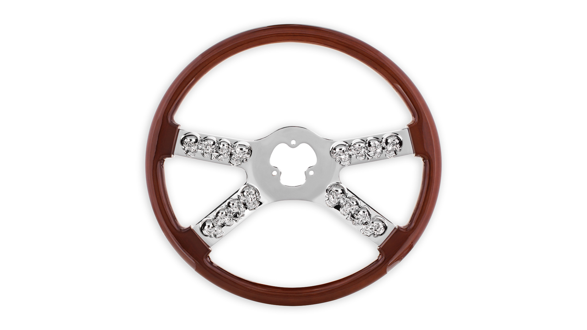 Steering Wheels with Skull Accent