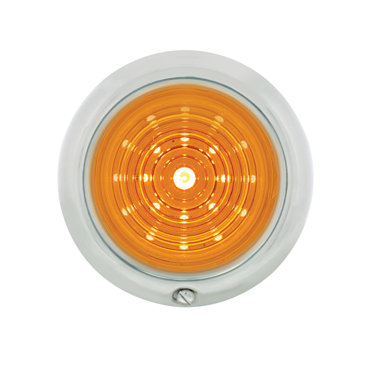 21 Amber LED Parking Light Assembly Ford Car (1947-1948) & Truck (1942-1947)-Amber Lens