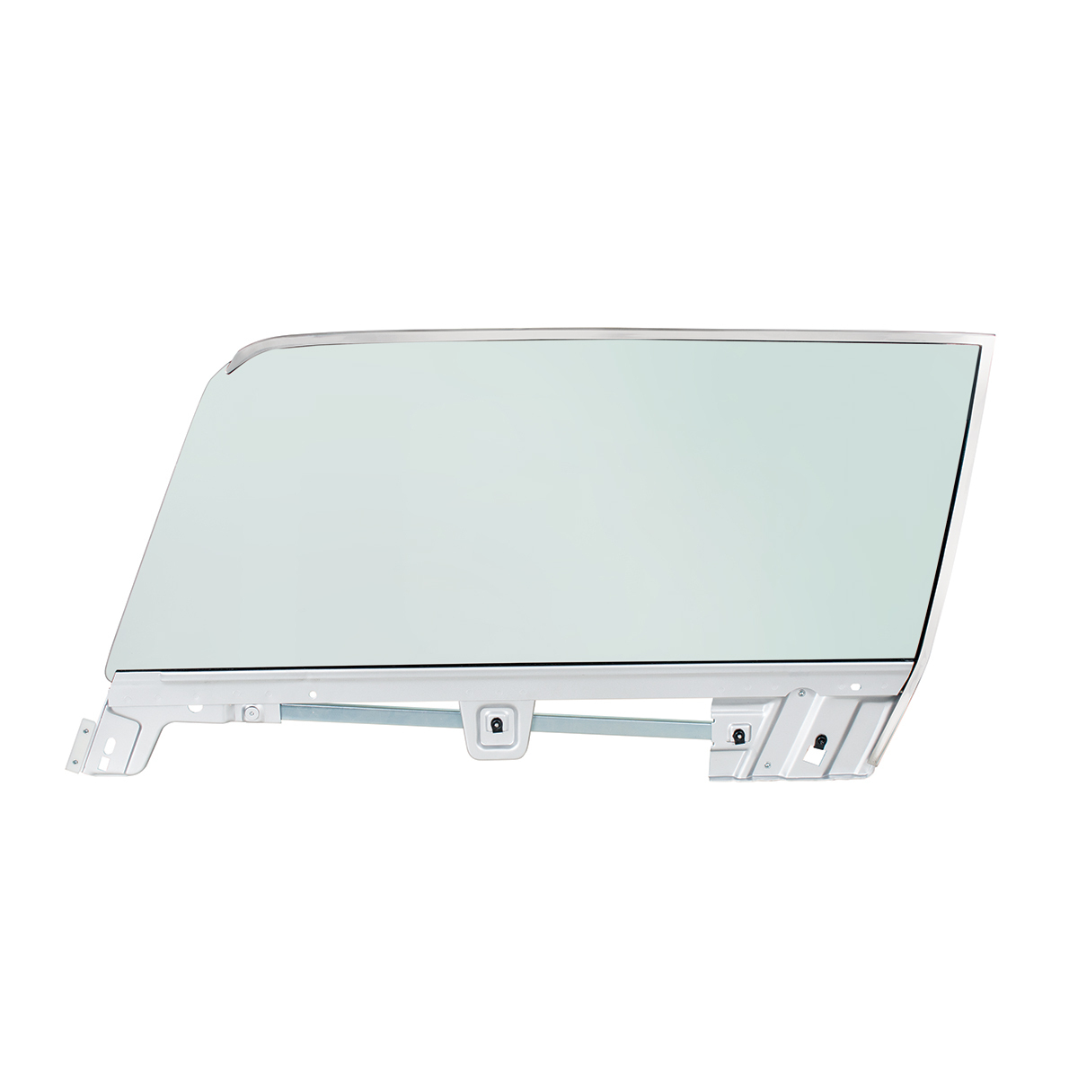 Complete Tint Door Glass Assembly For 1967-68 Ford Mustang Coupe - L/H