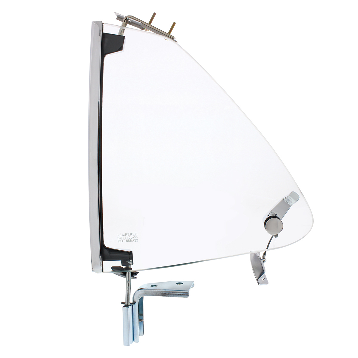 Quarter Window Assembly With Clear Glass For 1969-70 Ford Mustang Fastback - L/H