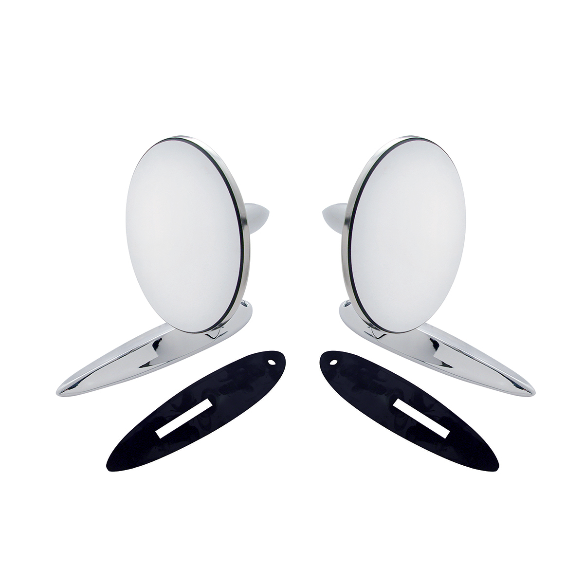 Exterior Mirror Bundle for 1955-1957 Chevy Passenger Car (Pair)