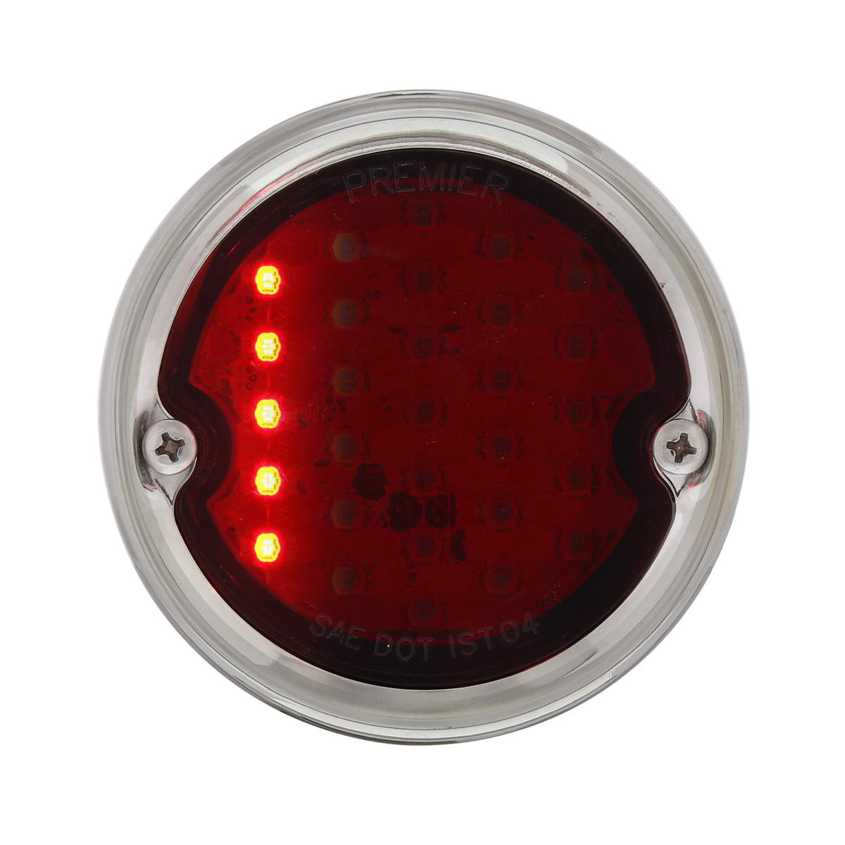 LED Sequential Tail Light Assembly With Black Housing For 1954-59 Chevy & GMC Truck