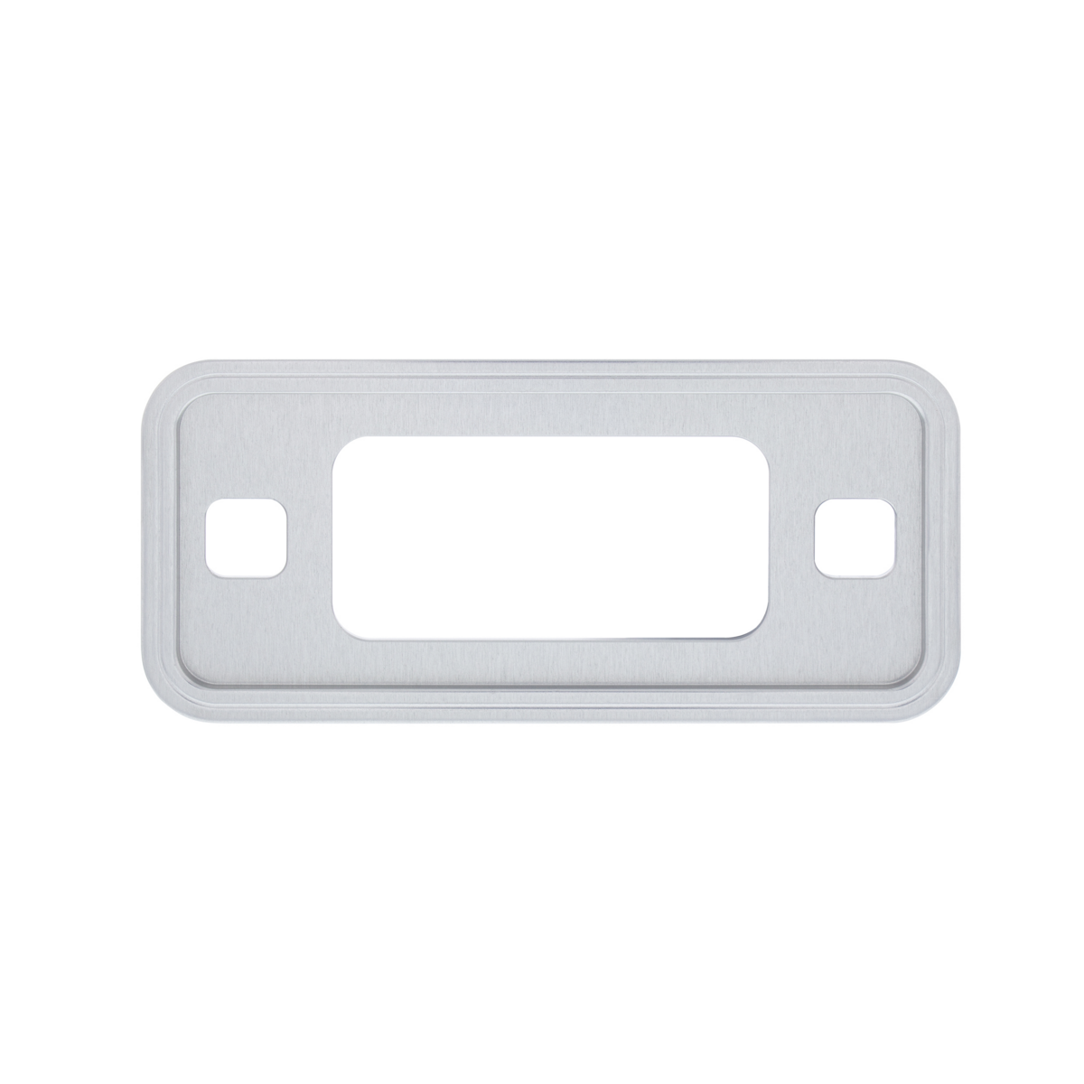 Clear Anodized Billet Aluminum Side Marker Light Bezel For 1970-77 Ford Bronco